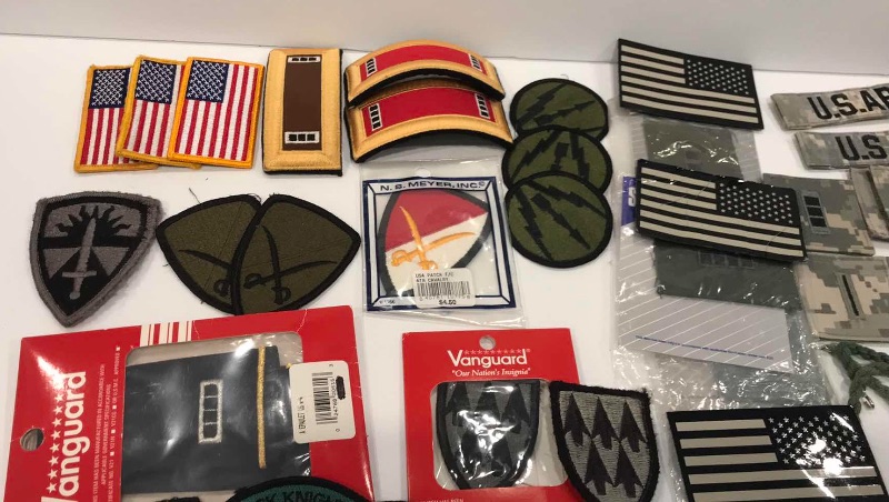Photo 4 of USA ARMY OFFICIAL PATCHES - SOME NIP 