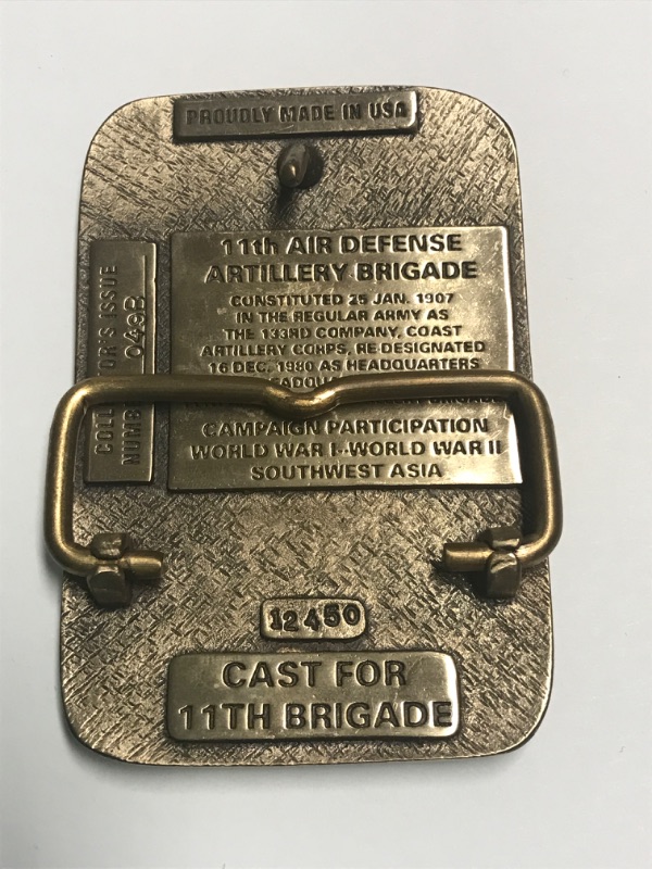 Photo 1 of MILITARY BELT BUCKLES 