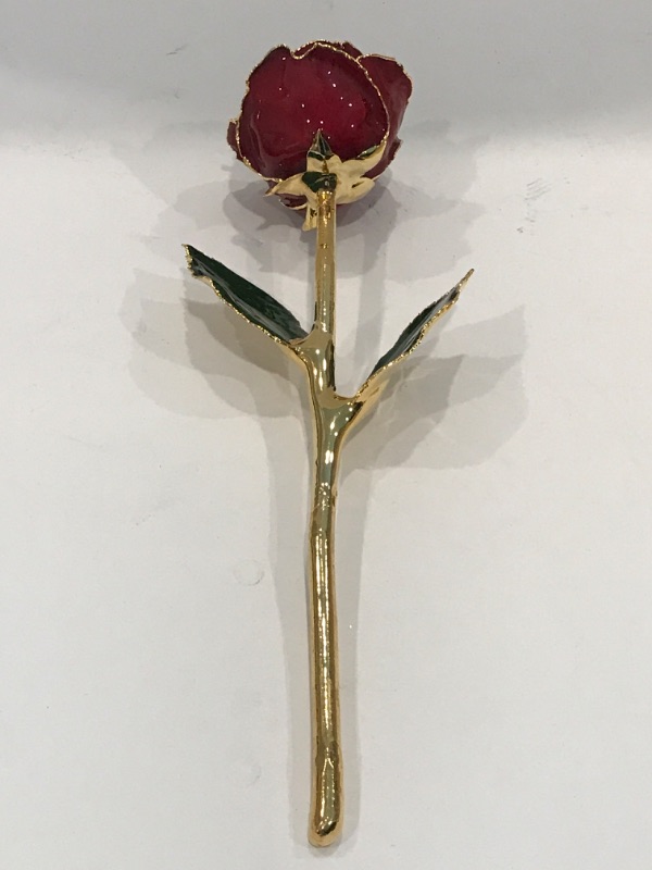 Photo 3 of JOHNSON JEWELRY 24K DIPPED FOREVER ROSE