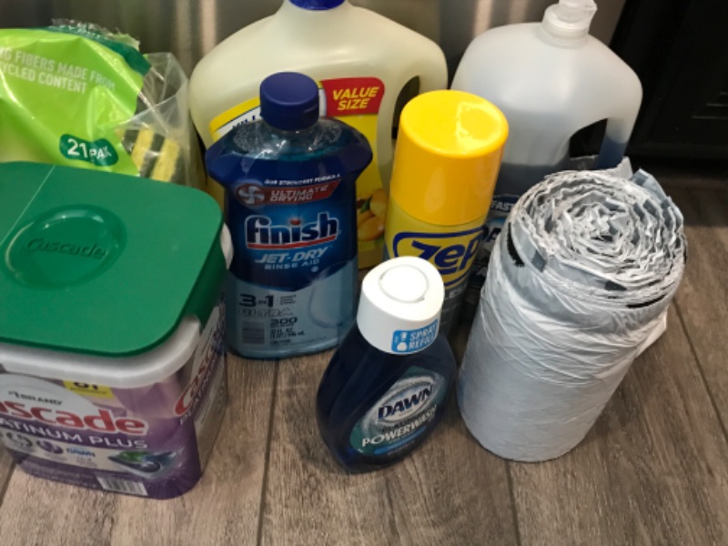 Photo 2 of CLEANING SUPPLIES - MOSTLY NEW OR 3/4 FULL