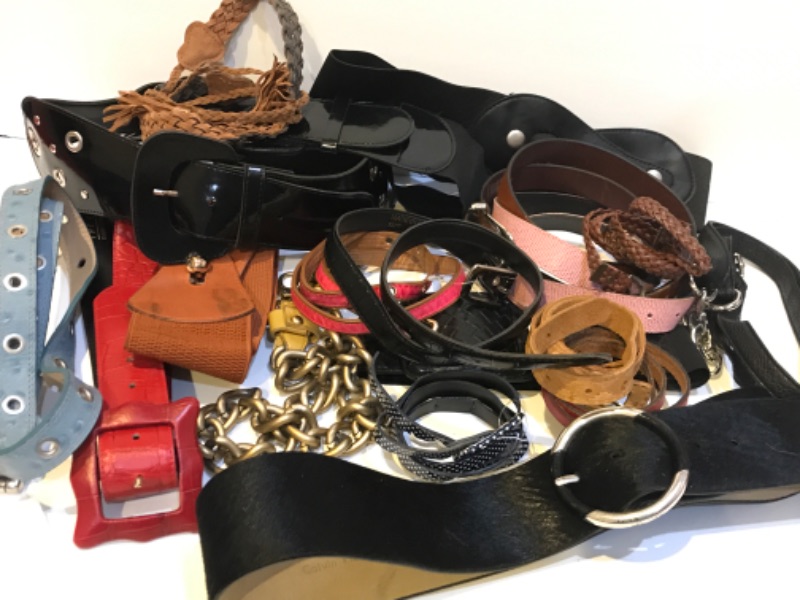 Photo 1 of COLLECTION OF WOMENS FASHION BELTS