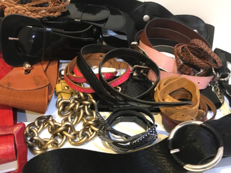 Photo 1 of COLLECTION OF WOMENS FASHION BELTS