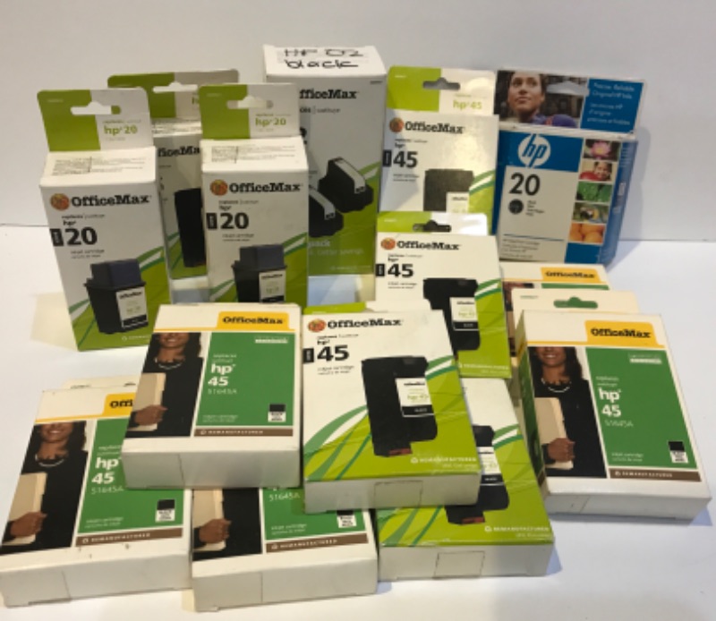 Photo 1 of OFFICE MAX 20 & 45 INK CARTRIDGES