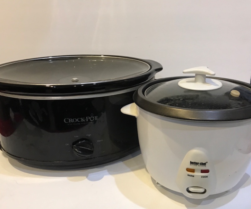 Photo 1 of CROCKPOT & BETTER CHEF RICE COOKER