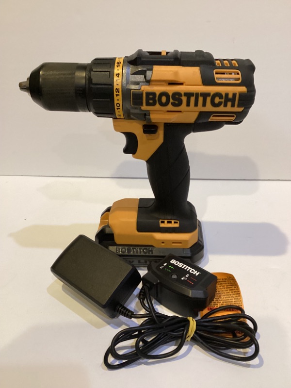 Photo 3 of BOSTITCH RECHARGEABLE HAND DRILL WITH CHARGER