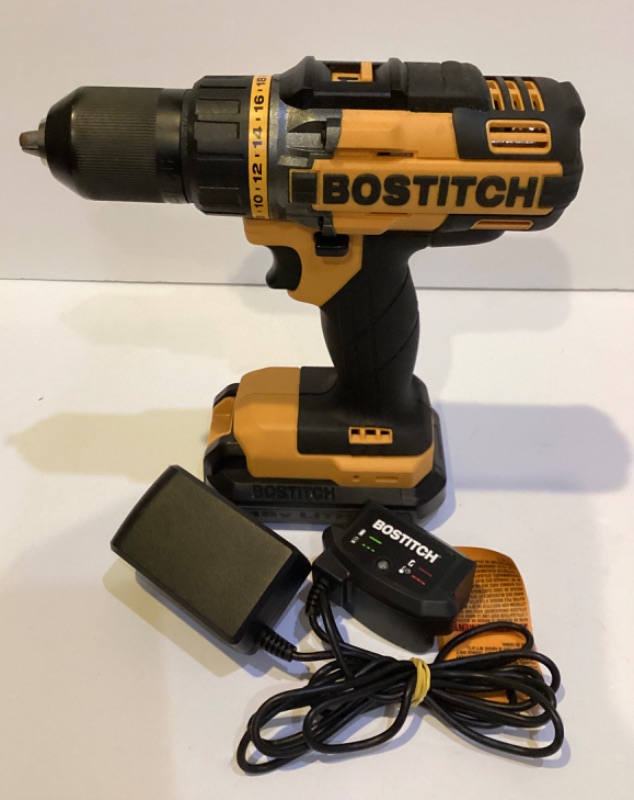 Photo 1 of BOSTITCH RECHARGEABLE HAND DRILL WITH CHARGER