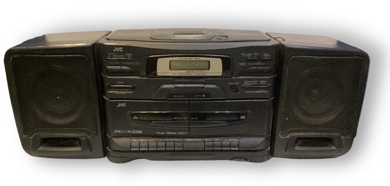 Photo 1 of VINTAGE JVC PC-X105 BOOMBOX