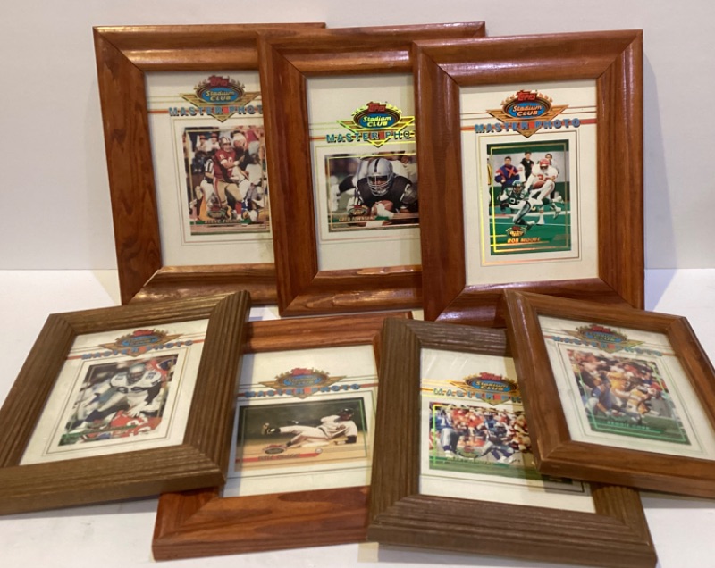 Photo 1 of TOPPS STADIUM CLUB MASTER PHOTOS FRAMED CARDS