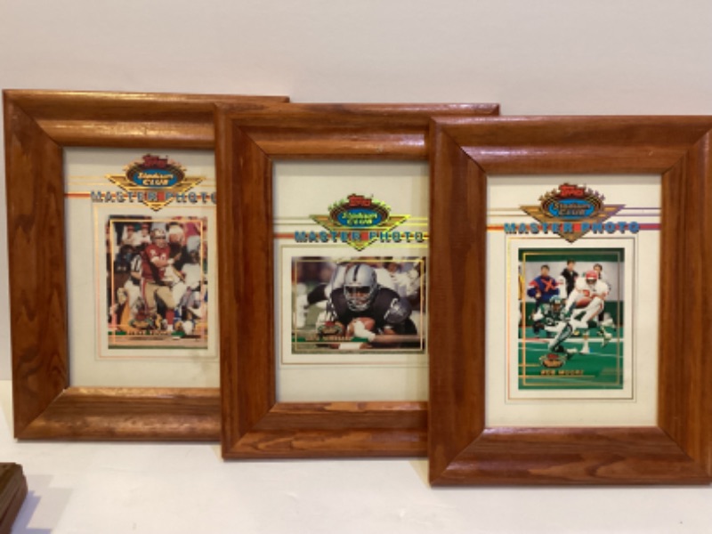 Photo 2 of TOPPS STADIUM CLUB MASTER PHOTOS FRAMED CARDS