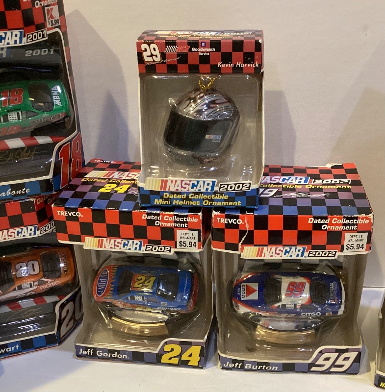 Photo 3 of TREVCO NASCAR 2002 DATED COLLECTABLE ORNAMENTS NIB