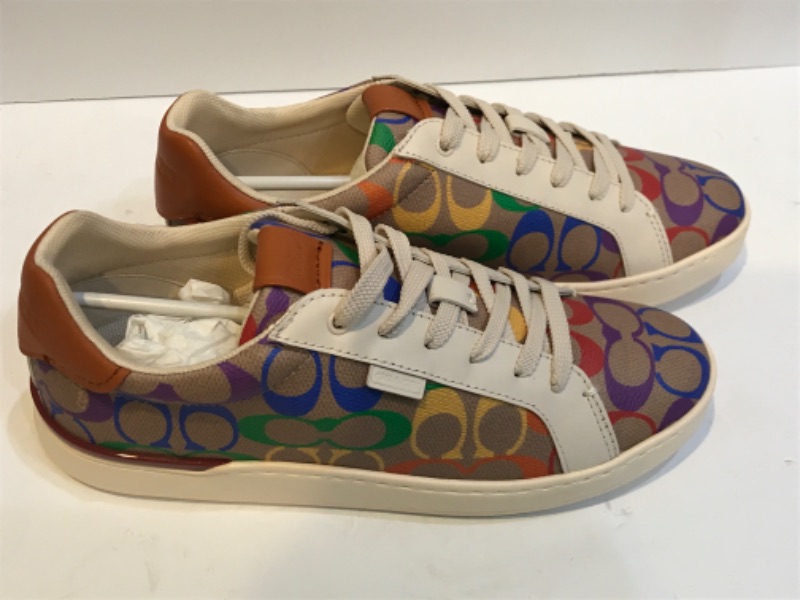 Photo 5 of AUTHENTIC COACH LOWLINE COATED CANVA LOW TOP WOMEN SNEAKERS G51619 SIZE 8.5 NIB