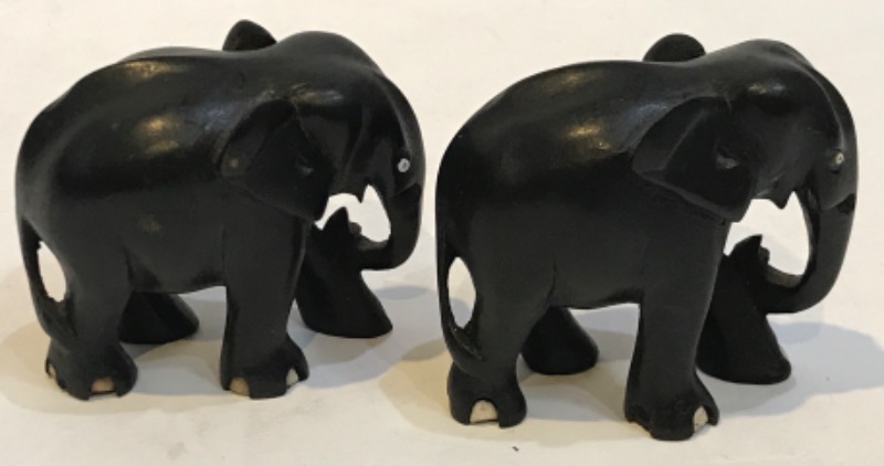 Photo 2 of ELEPHANT WOODEN FIGURINES