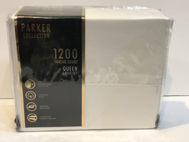Photo 1 of PARKER COLLECTION 1200 THREAD COUNT QUEEN SHEET SET