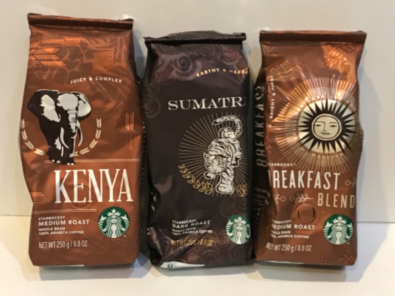 Photo 2 of STARBUCKS SUMATRA DARK ROAST & BREAKFAST BLEND COFFEE