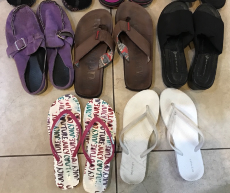 Photo 1 of COLLECTION OF WOMENS SANDALS SIZE M