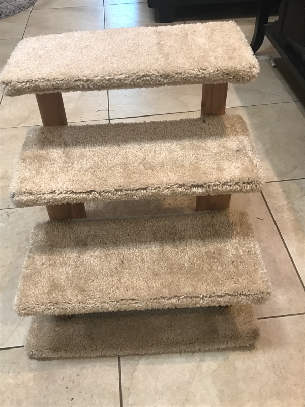 Photo 1 of CARPETED PILLARED STYLE STAIRS FOR CATS AND DOGS