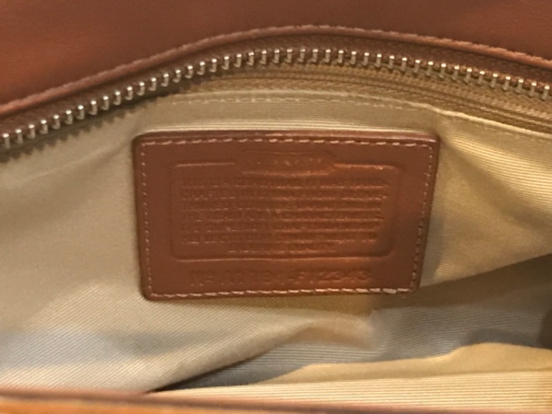 Photo 6 of COACH LEATHER EAST WEST GALLERY TOTE