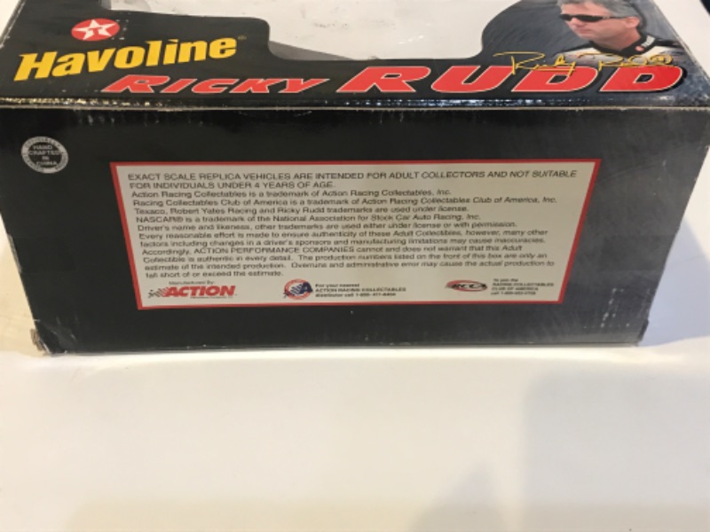 Photo 4 of NASCAR HAVOLINE RACING RICKY RUDD 1:24 SCALE STOCK CAR MARK MARTIN ORNAMENT AND MORE