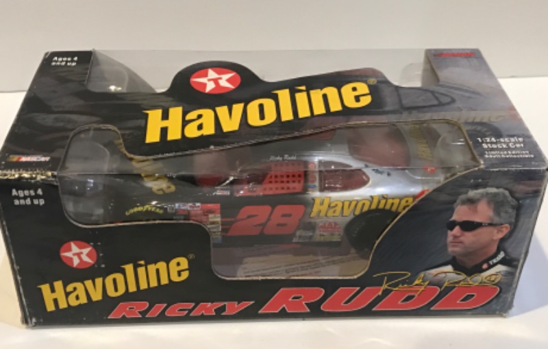 Photo 3 of NASCAR HAVOLINE RACING RICKY RUDD 1:24 SCALE STOCK CAR MARK MARTIN ORNAMENT AND MORE