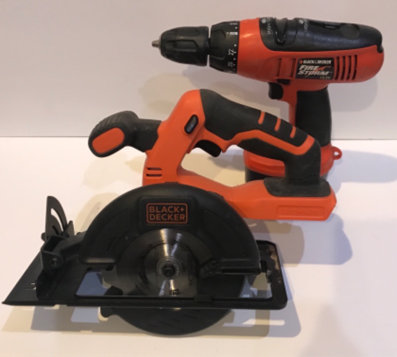 Photo 1 of BLACK AND DECKER SAW AND DRILL