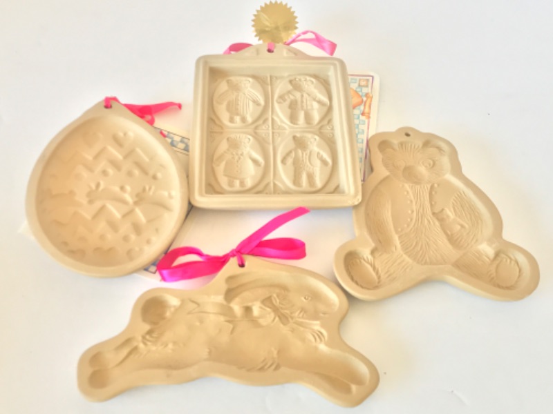 Photo 1 of NOS 1984 BROWN BAG COOKIE ART COOKIE CRAFT MOLD SEASONAL AND BEAR