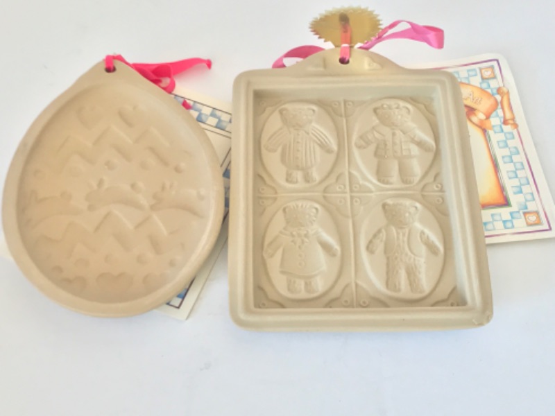 Photo 2 of NOS 1984 BROWN BAG COOKIE ART COOKIE CRAFT MOLD SEASONAL AND BEAR