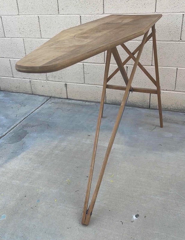 Photo 2 of ANTIQUE IRONING BOARD 