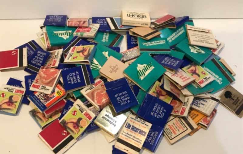 Photo 1 of COLLECTION OF VINTAGE MATCHBOOKS