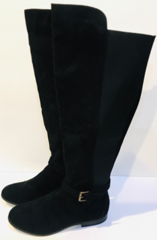 Photo 1 of STYLE & CO KIMMBALL WOMENS BLACK MC OVER-THE KNEE BOOTS 8.5”