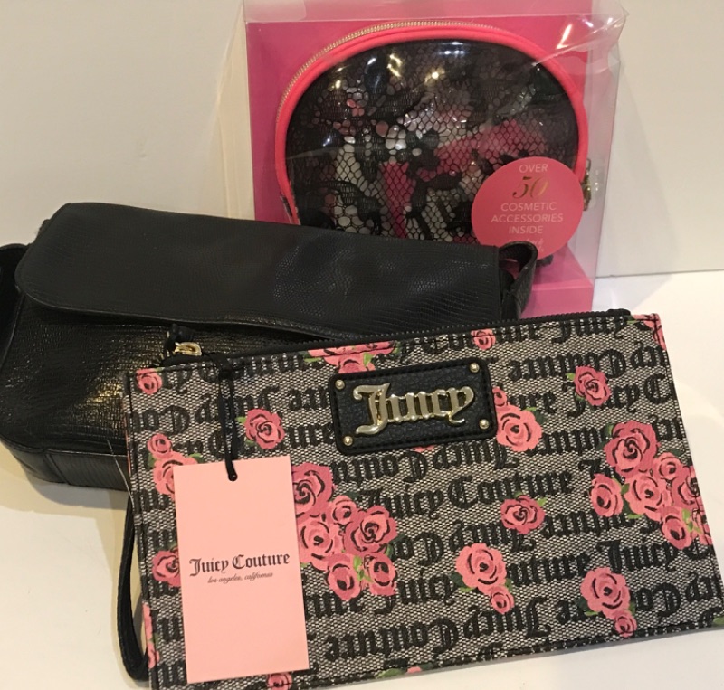 Photo 1 of NEW JUICY COUTURE WOMENS WRISTLET GLAMERGENCY KIT AND MORE