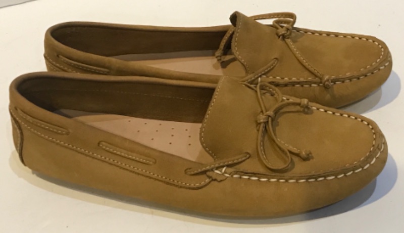 Photo 3 of EARTH ORIGINS LEATHER DRIVING FLATS TAN SIZE 8/M