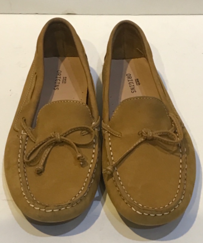 Photo 2 of EARTH ORIGINS LEATHER DRIVING FLATS TAN SIZE 8/M