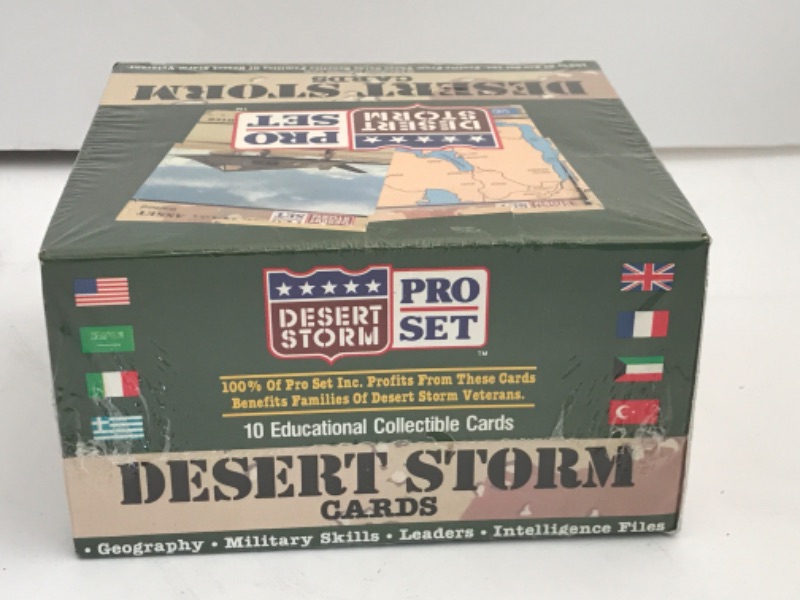 Photo 3 of PRO SET DESERT STORM TRADING CARDS 1991