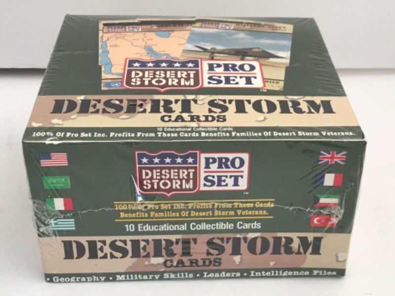 Photo 2 of PRO SET DESERT STORM TRADING CARDS 1991