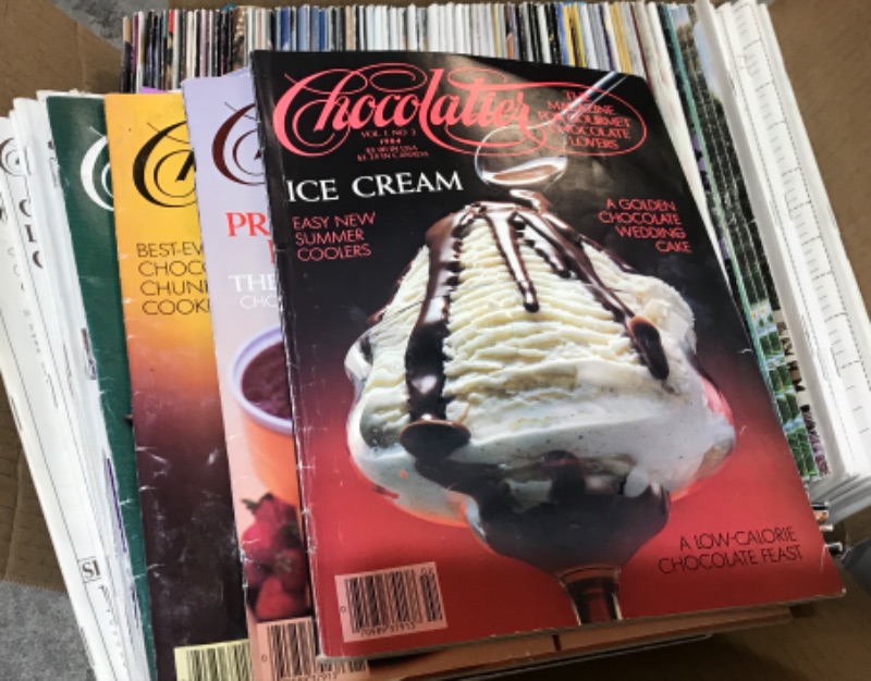 Photo 1 of VINTAGE CHOCOLATIER MAGAZINES FULL SET