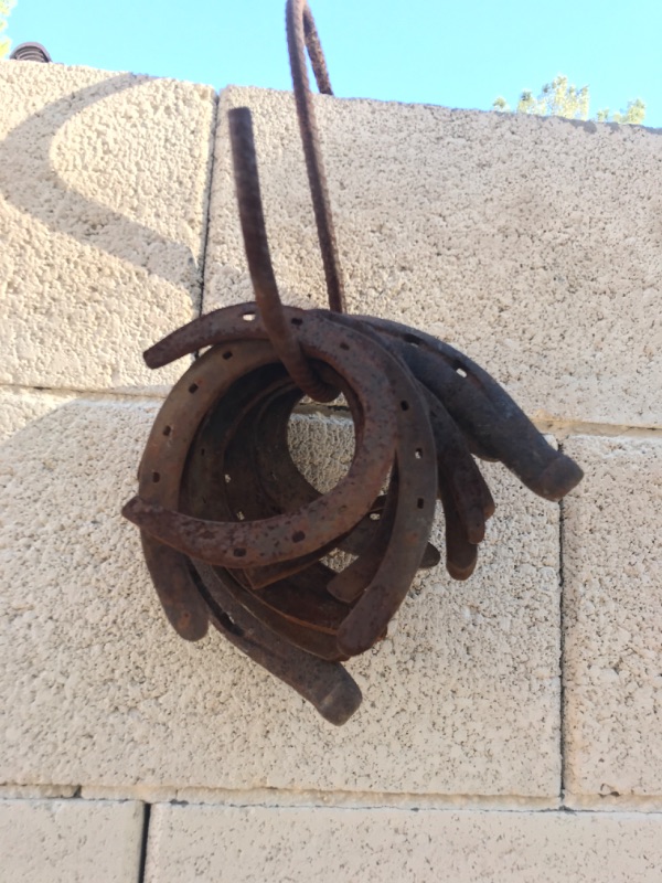 Photo 1 of OLD RUSTIC HORSESHOES