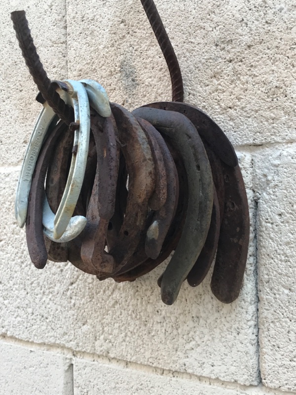 Photo 1 of COLLECTION OF VINTAGE RUSTIC HORSESHOES