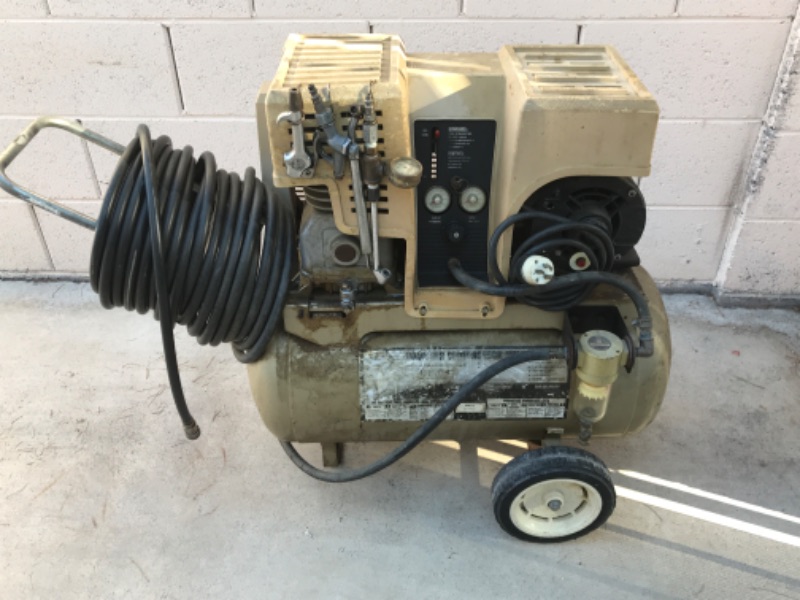 Photo 1 of SEARS VINTAGE 12 GALLON 1 H.P. AIR COMPRESSOR