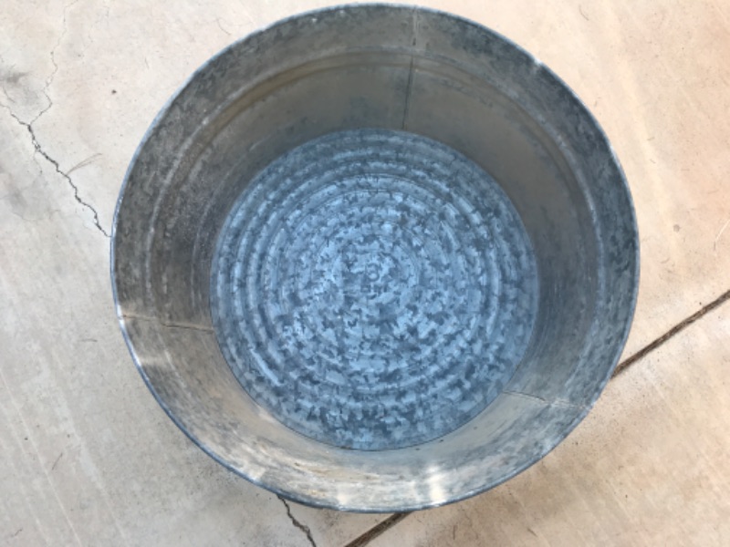 Photo 1 of GALVANIZED STEEL WASH TUB