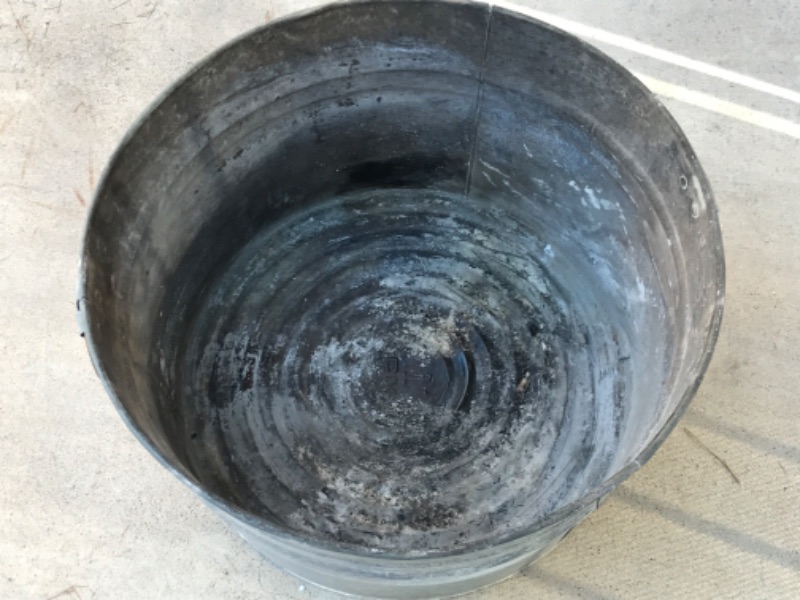 Photo 2 of GALVANIZED STEEL WASH TUB WITH HANDLES