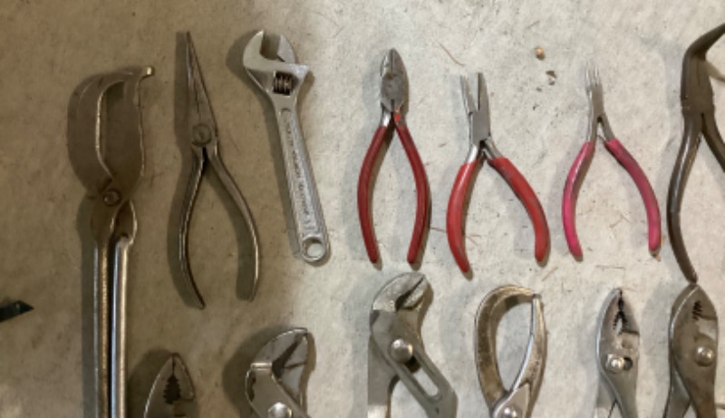 Photo 3 of PLIERS OF ALL SHAPES AND SIZES