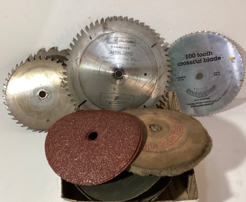 Photo 1 of SAW BLADES AND SANDER PADS