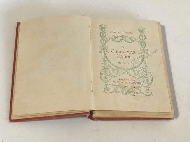 Photo 5 of ANTIQUE “CHRISTMAS STORY” BY CHARLES DICKENS