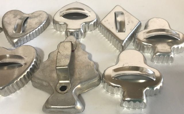 Photo 3 of 8 VINTAGE ALUMINUM COOKIE CUTTERS