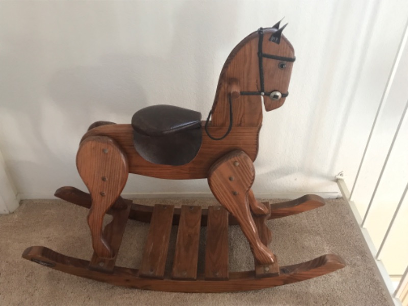 Photo 2 of ANTIQUE HANDCRAFTED ROCKING HORSE