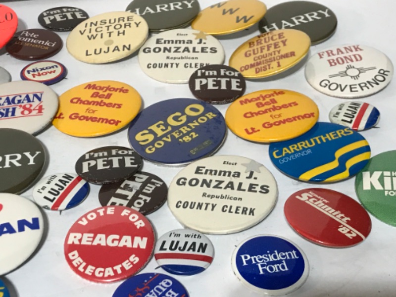 Photo 2 of POLITICAL AND PRESIDENTIAL CAMPAIGN PINS