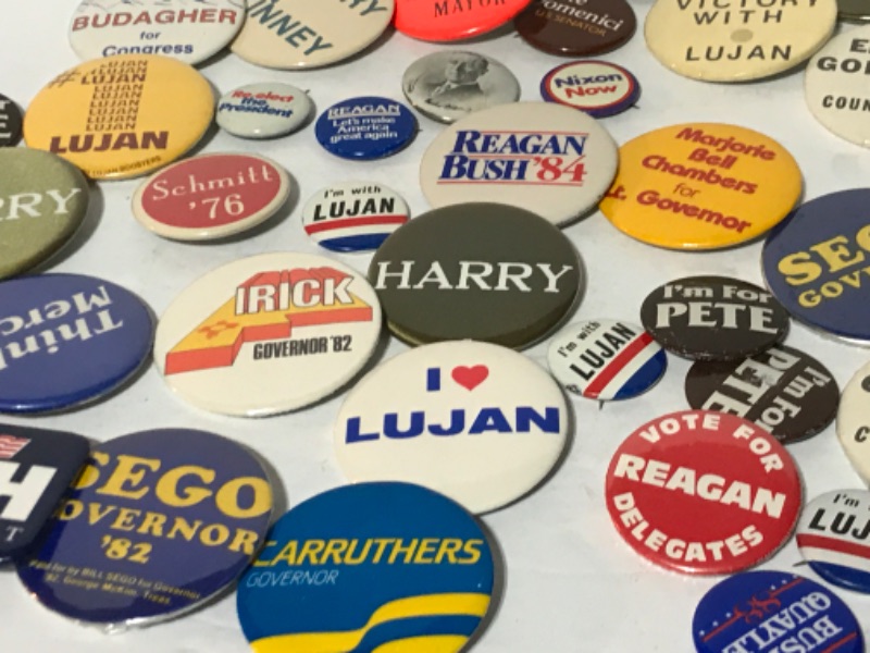 Photo 3 of POLITICAL AND PRESIDENTIAL CAMPAIGN PINS