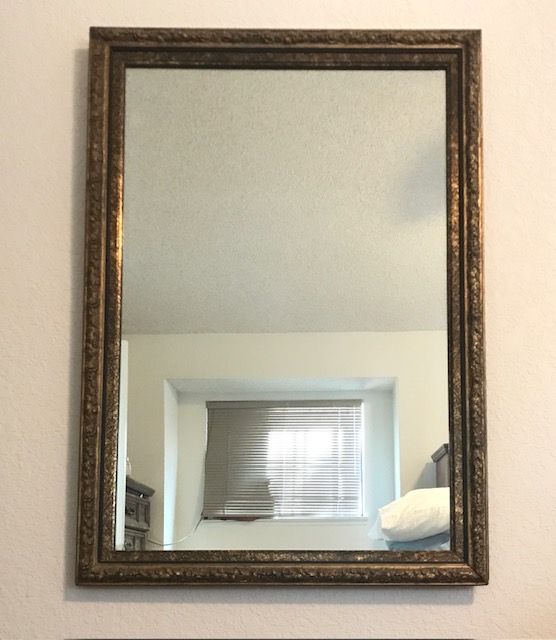 Photo 1 of ANTIQUE ORNATE MIRROR 29”x 40”