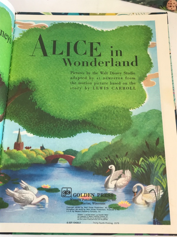 Photo 1 of VINTAGE WALT DISNEYS BAMBI & ALICE IN WONDERLAND CHILDREN’S BOOKS