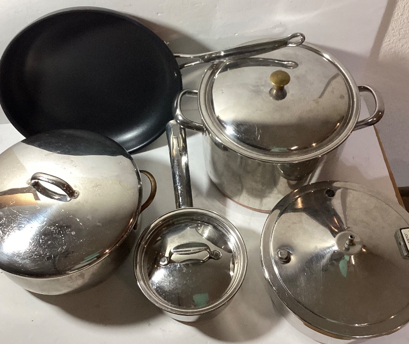 Photo 1 of POTS PANS AND COOKWARE